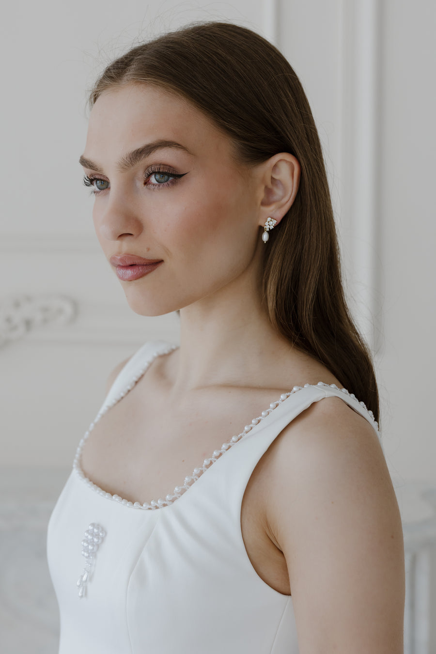 First Dance Pearl Drop Earrings