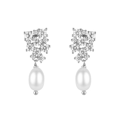 First Dance Pearl Drop Earrings