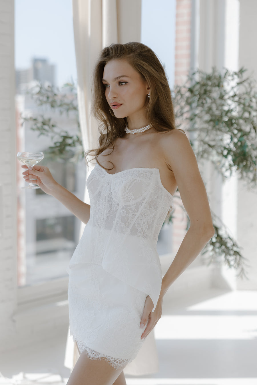 Untamed Petals Women's Giselle Mini Dress - Ivory Untamed Petals Women's Giselle Mini Dress - Ivory