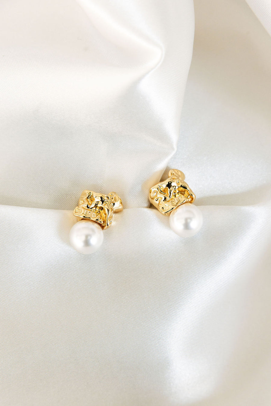 Gossamer Pearl Drop Earrings