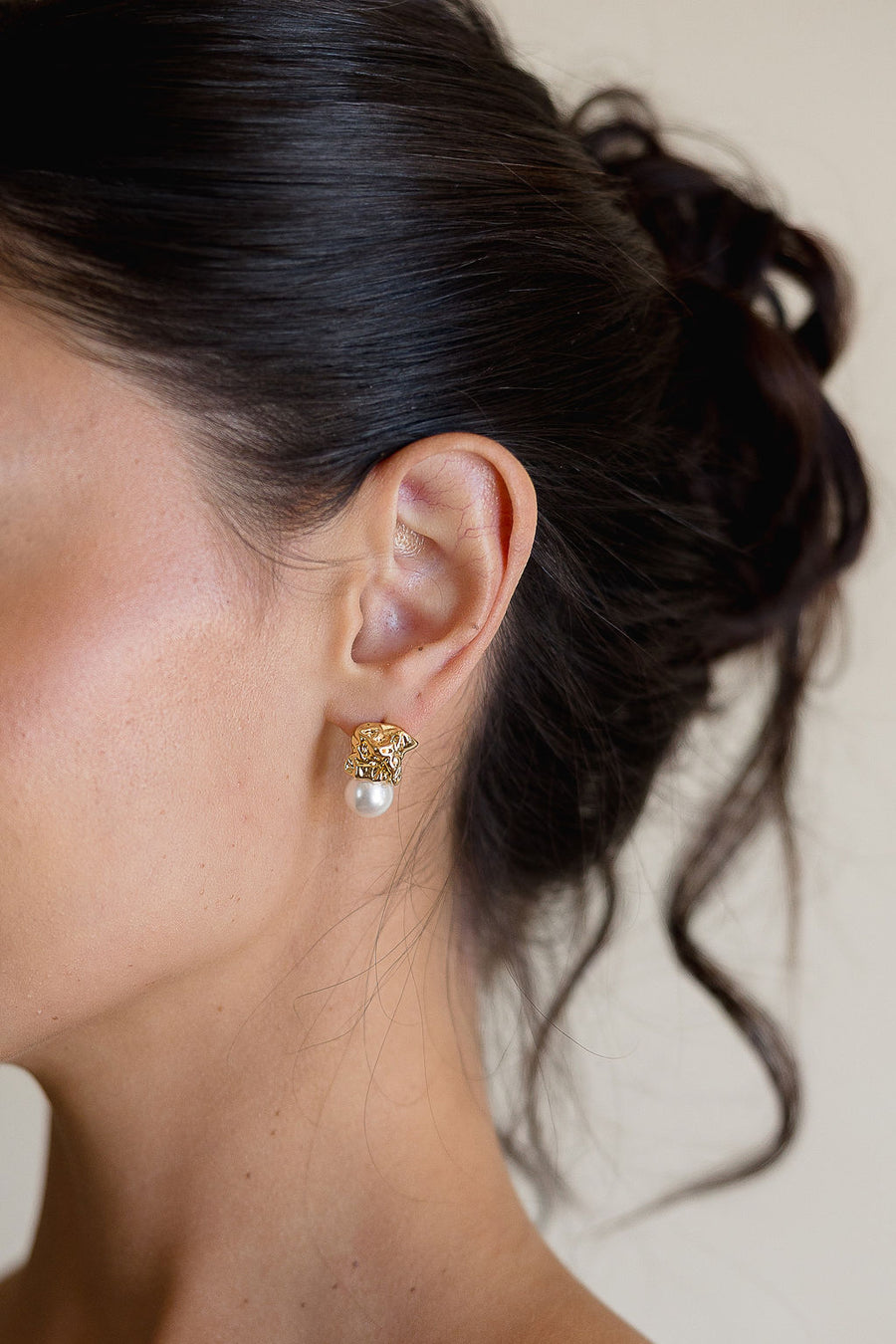 Gossamer Pearl Drop Earrings