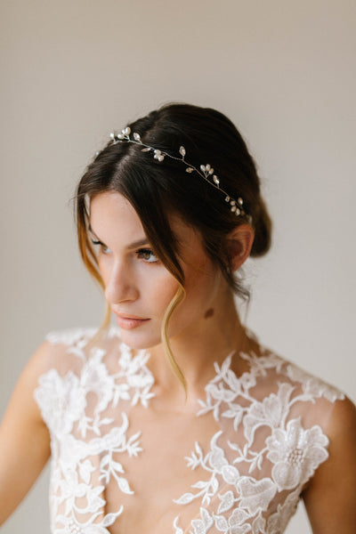 Ruby Bridal Headpiece
