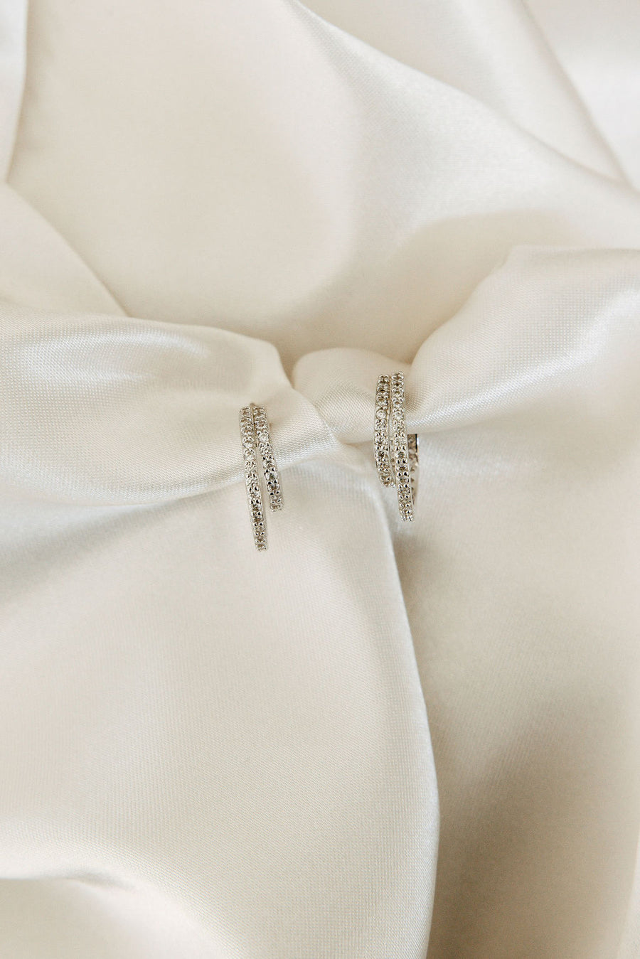 Hannah Crystal Mini Hoops