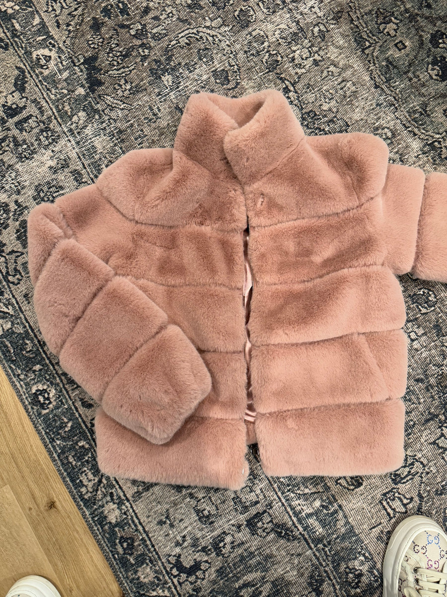 Lux Pink Faux Fur - SMALL