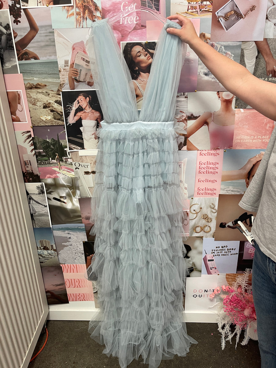 Betsy Gown - Sky - SAMPLE SALE