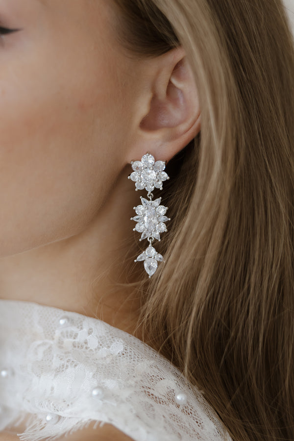 Keepsake Crystal Drop Earrings