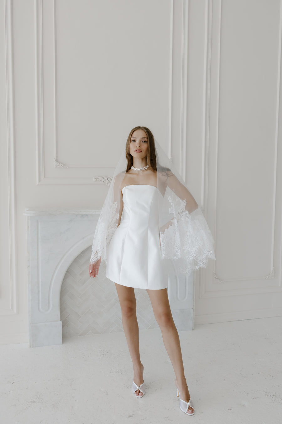 Keepsake Two-Tier Fingertip Veil