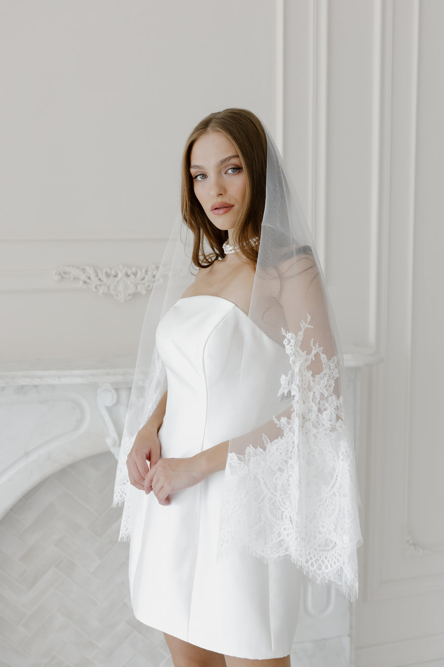 Keepsake Two-Tier Fingertip Veil