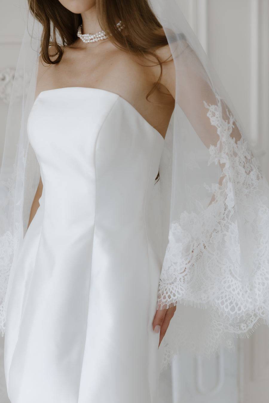 Keepsake Two-Tier Fingertip Veil