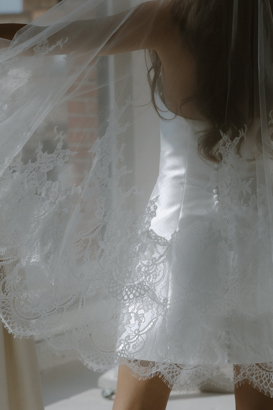 Keepsake Two-Tier Fingertip Veil