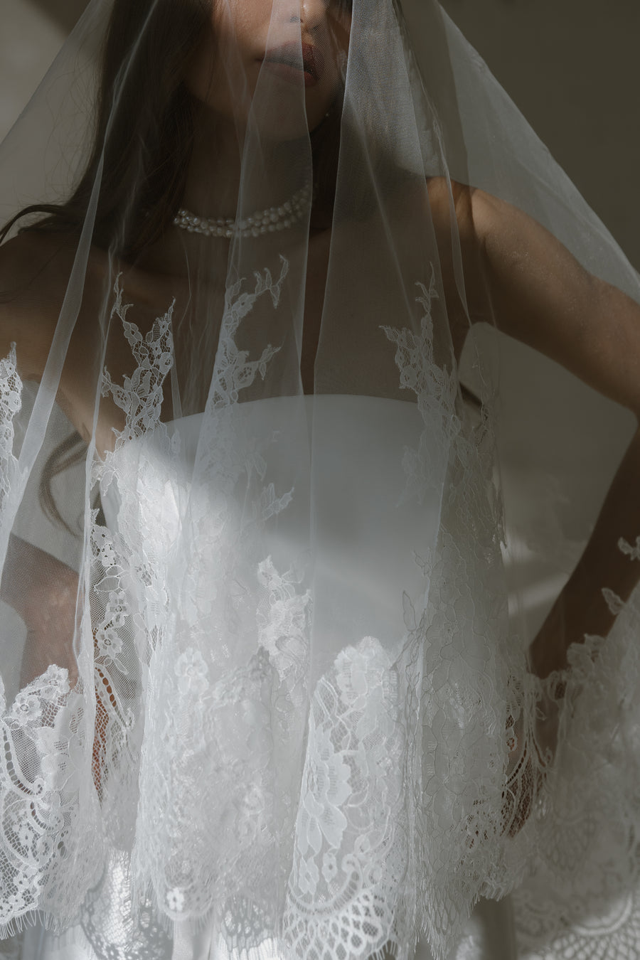 Keepsake Two-Tier Fingertip Veil
