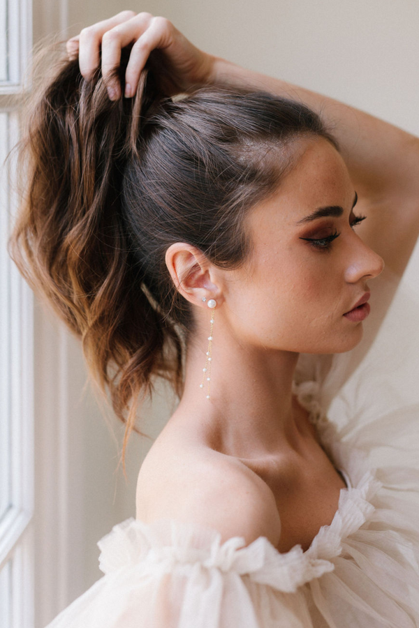 Lara Pearl Drop Earrings