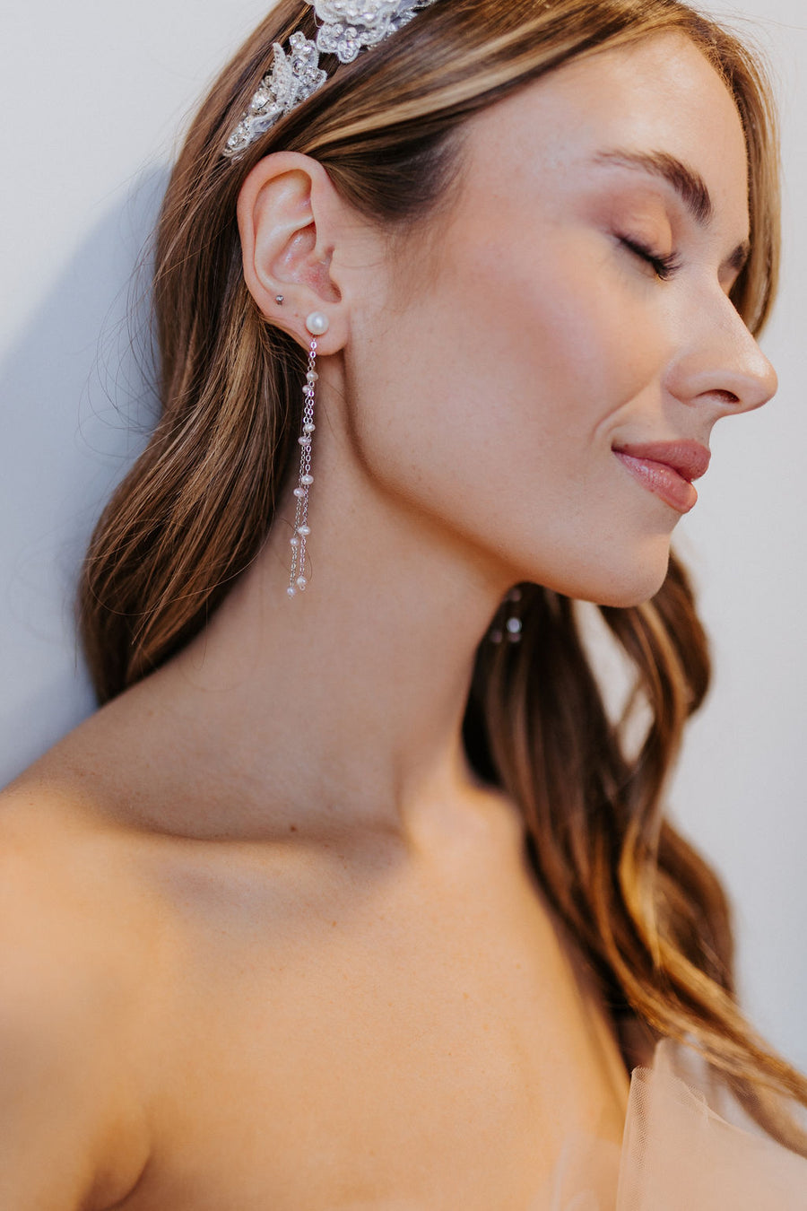 Lara Pearl Drop Earrings