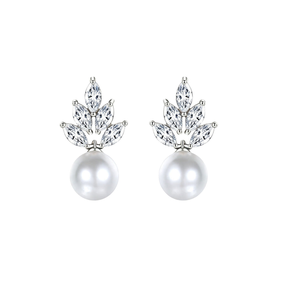 Lennox Pearl and Crystal Earrings