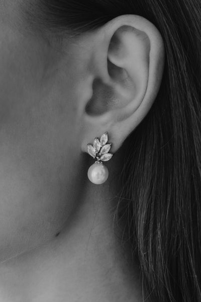 Lennox Pearl and Crystal Earrings