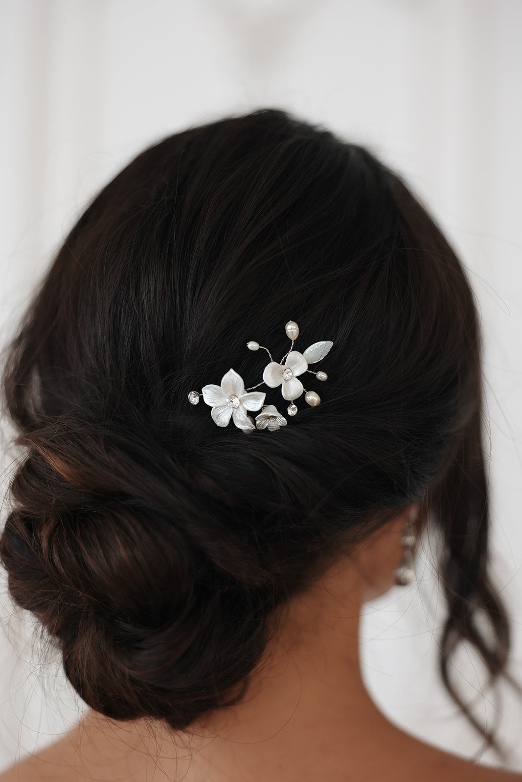 Lilac Ceramic Flower Hair Pin – Untamed Petals