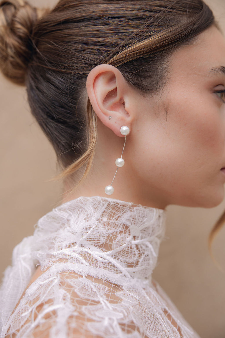 Lilly Pearl Drop Earrings
