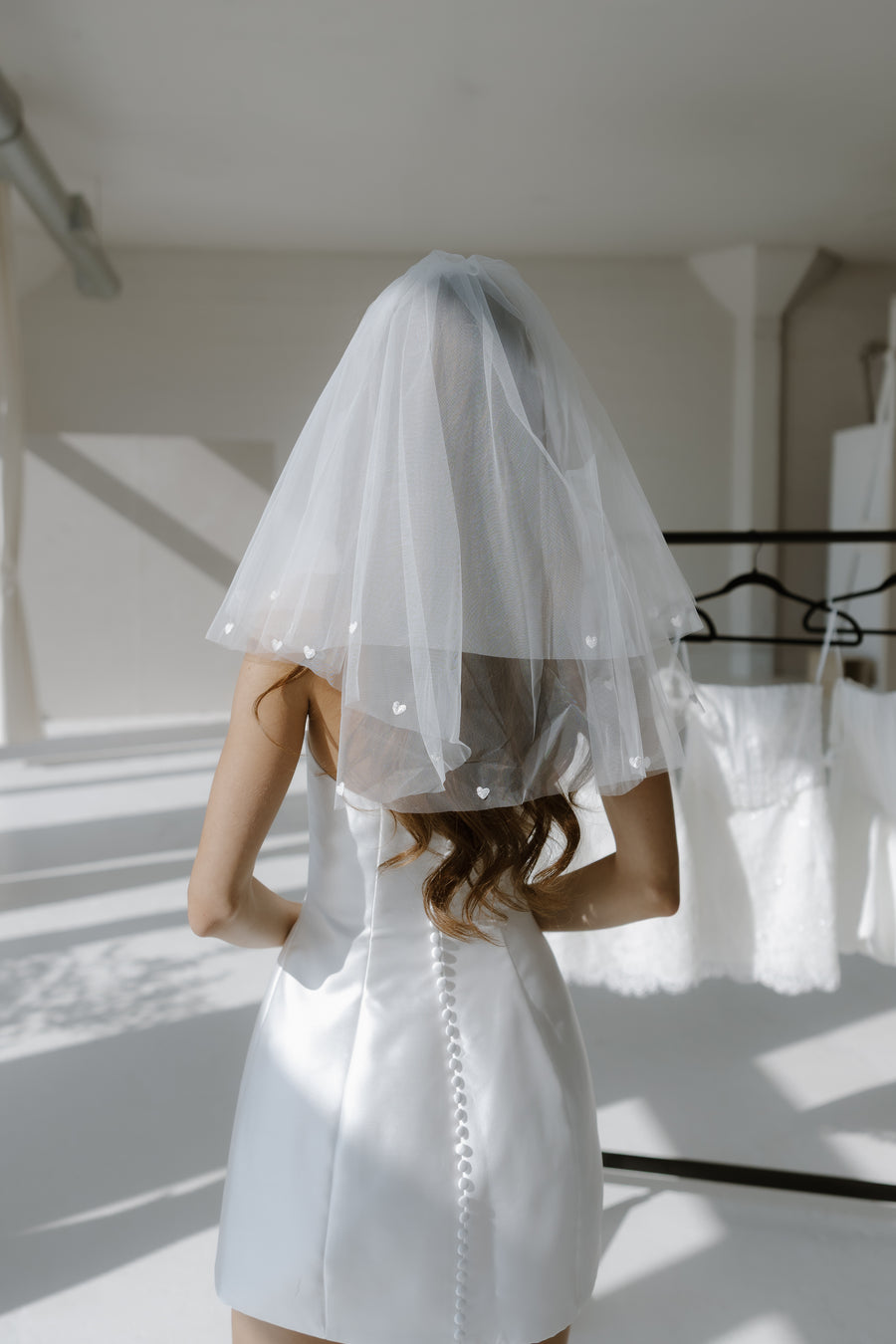 Lucky in Love Mini Veil