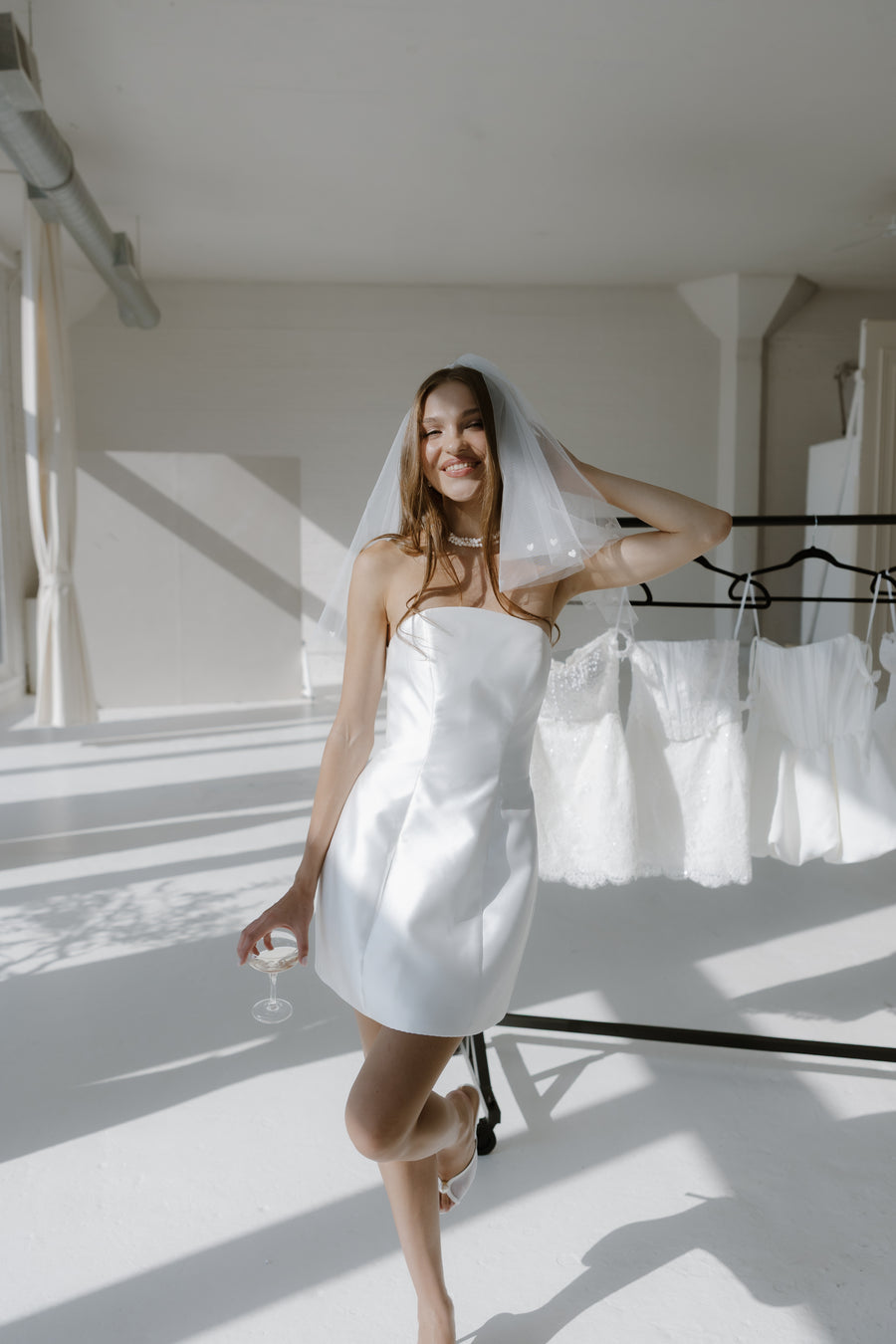Lucky in Love Mini Veil