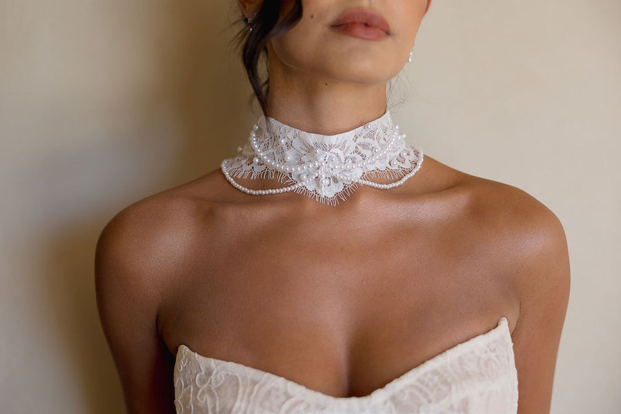 lace overlay for dress Cream Eyelash Lace Overlay Mock Neck Mini Dress main image 1