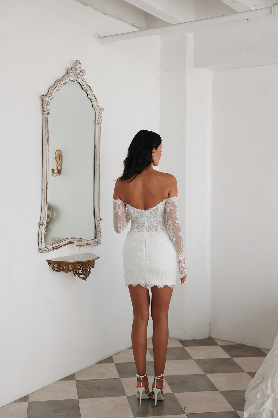Madeline Mini Dress Size 16 - SAMPLE SALE - Damaged