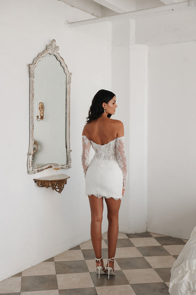 Madeline Mini Dress Size 2 - SAMPLE SALE - Damaged