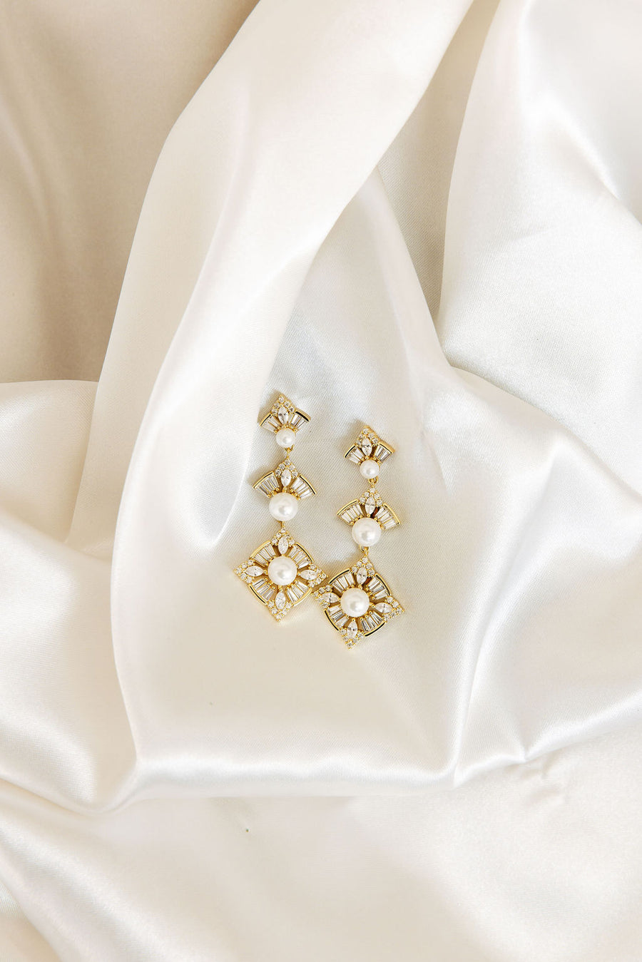 Margaux Pearl Drop Earrings