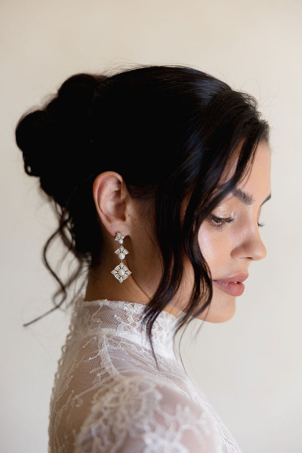 Margaux Pearl Drop Earrings