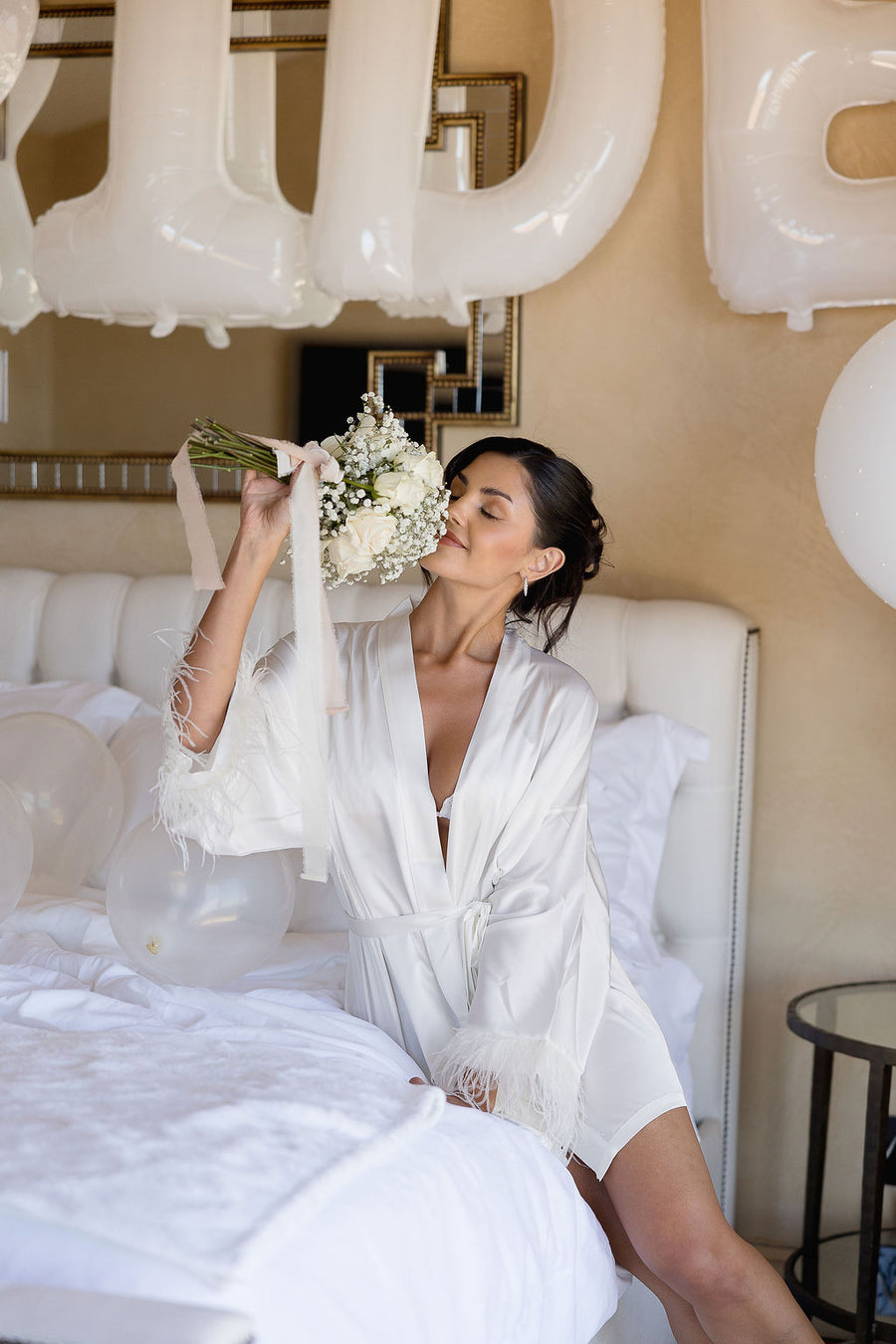 Marilyn Feather Robe