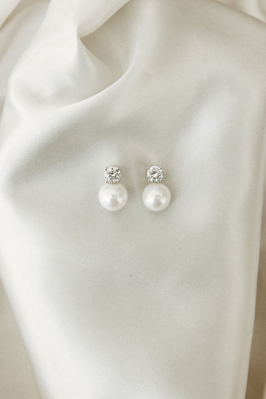 Maven Pearl and Crystal Studs