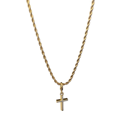 Drip Cross | Charm Pendant with Clasp