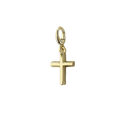 Drip Cross | Charm Pendant with Clasp