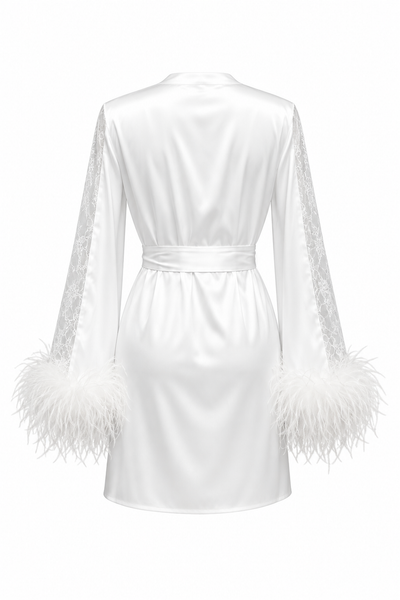 Olivia Feather Robe