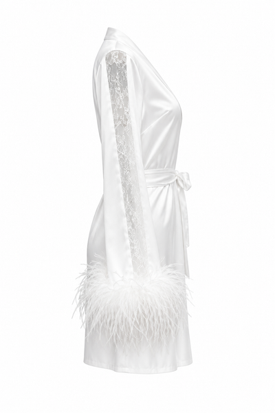 Olivia Feather Robe