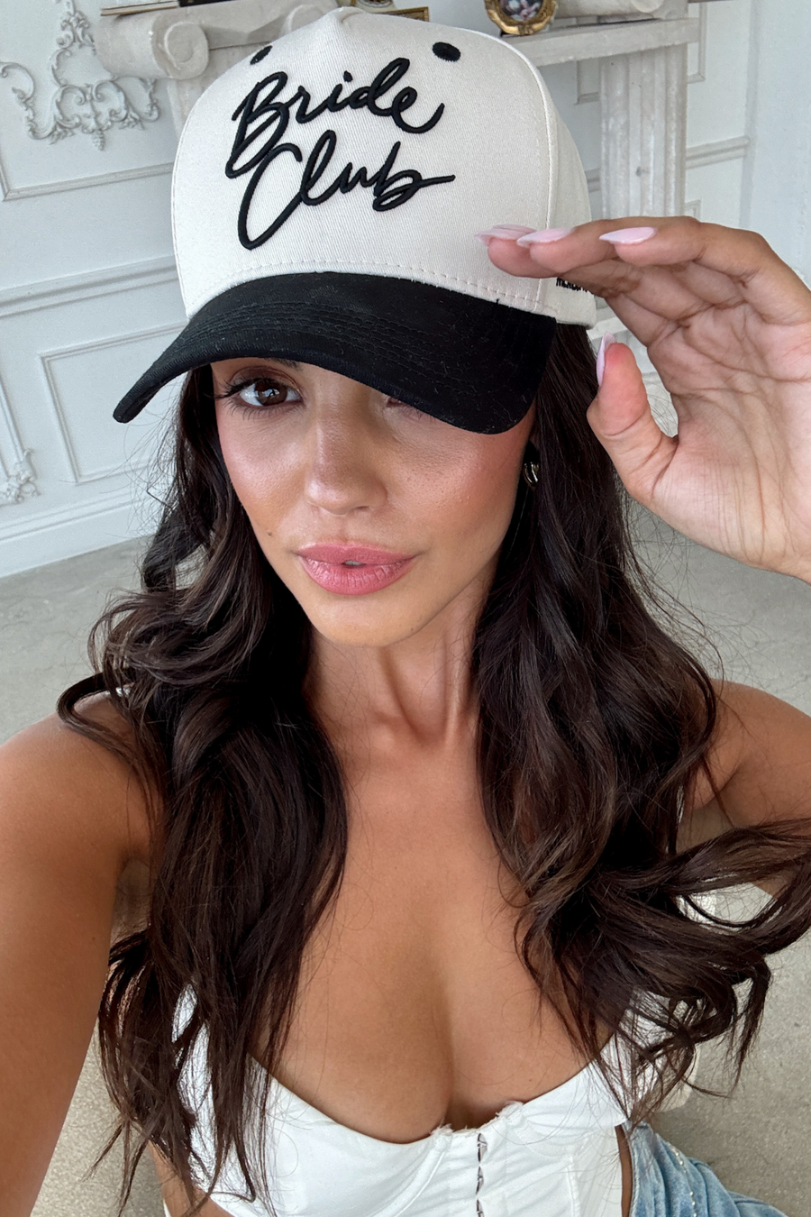 BRIDE CLUB Baseball Hat - Black