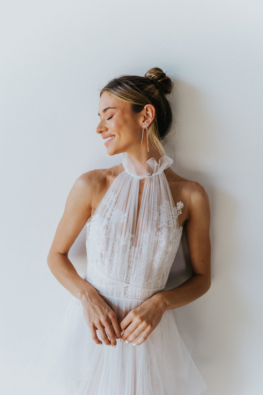 Royalty Bow Earrings - SAMPLE SALE