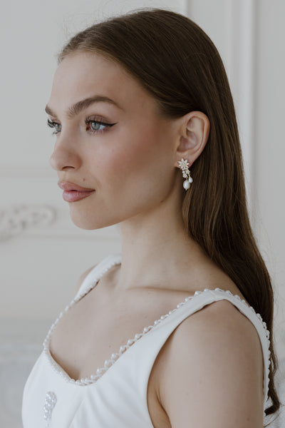 Seraphina Pearl Drop Earrings