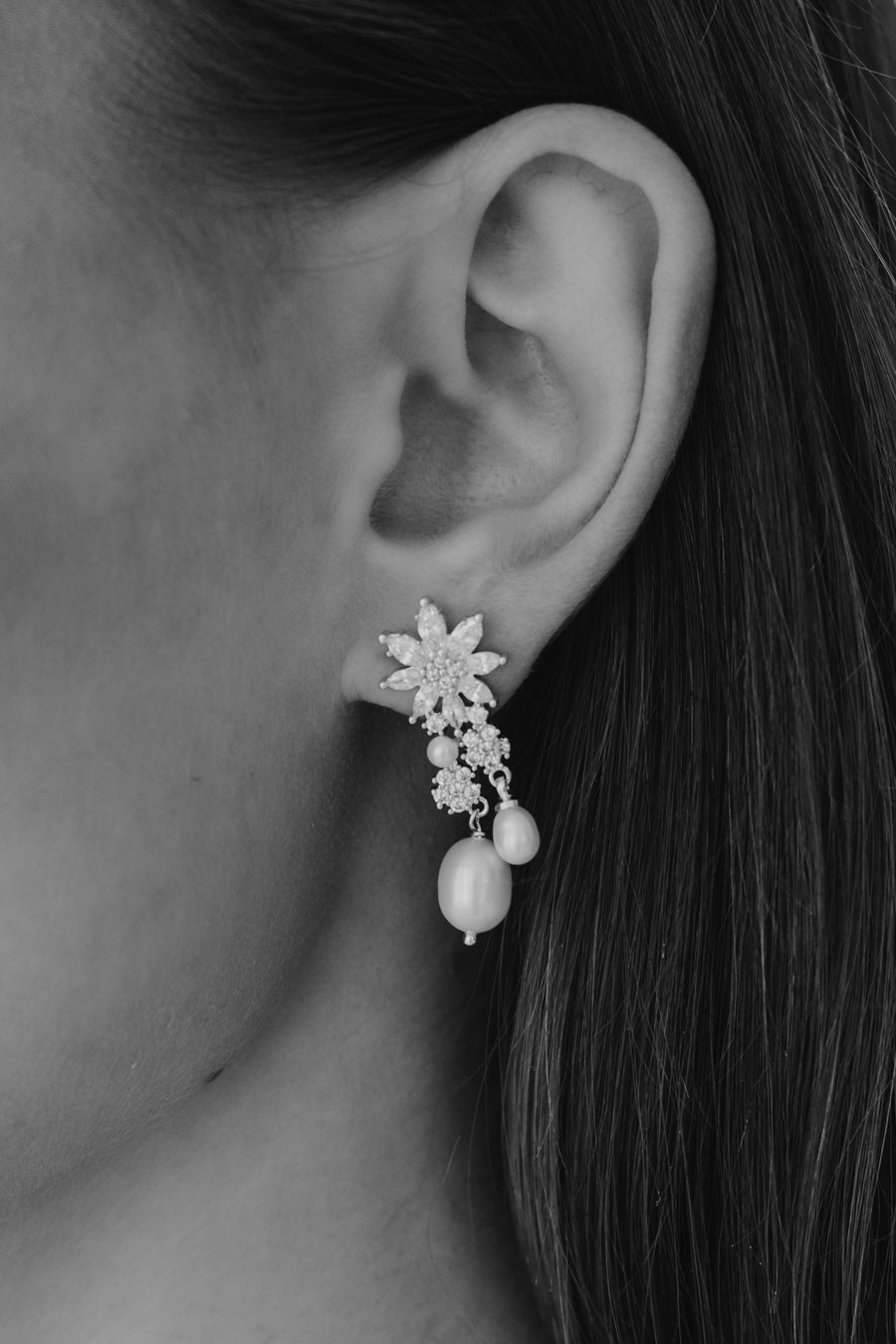 Seraphina Pearl Drop Earrings