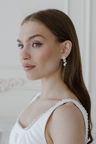 Seraphina Pearl Drop Earrings