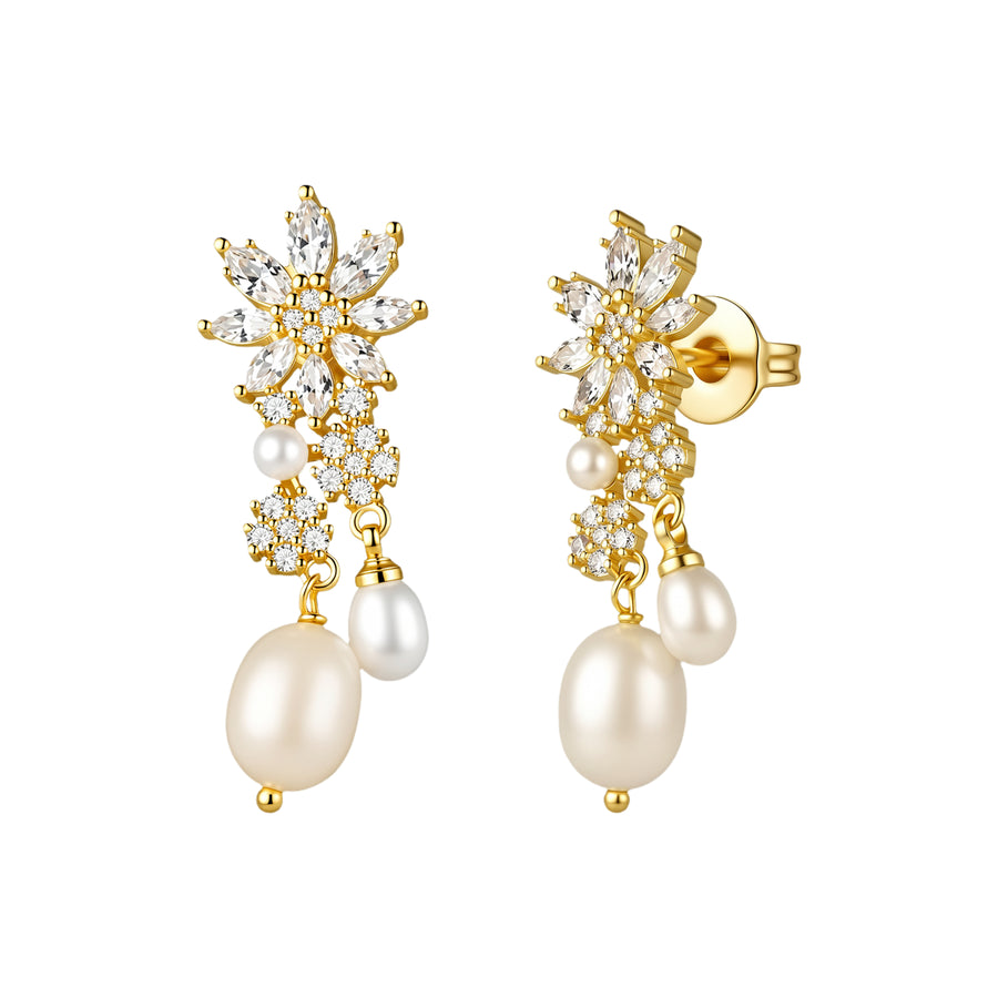 Seraphina Pearl Drop Earrings