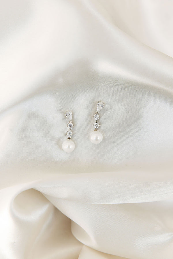 Serenade Pearl and Crystal Earrings