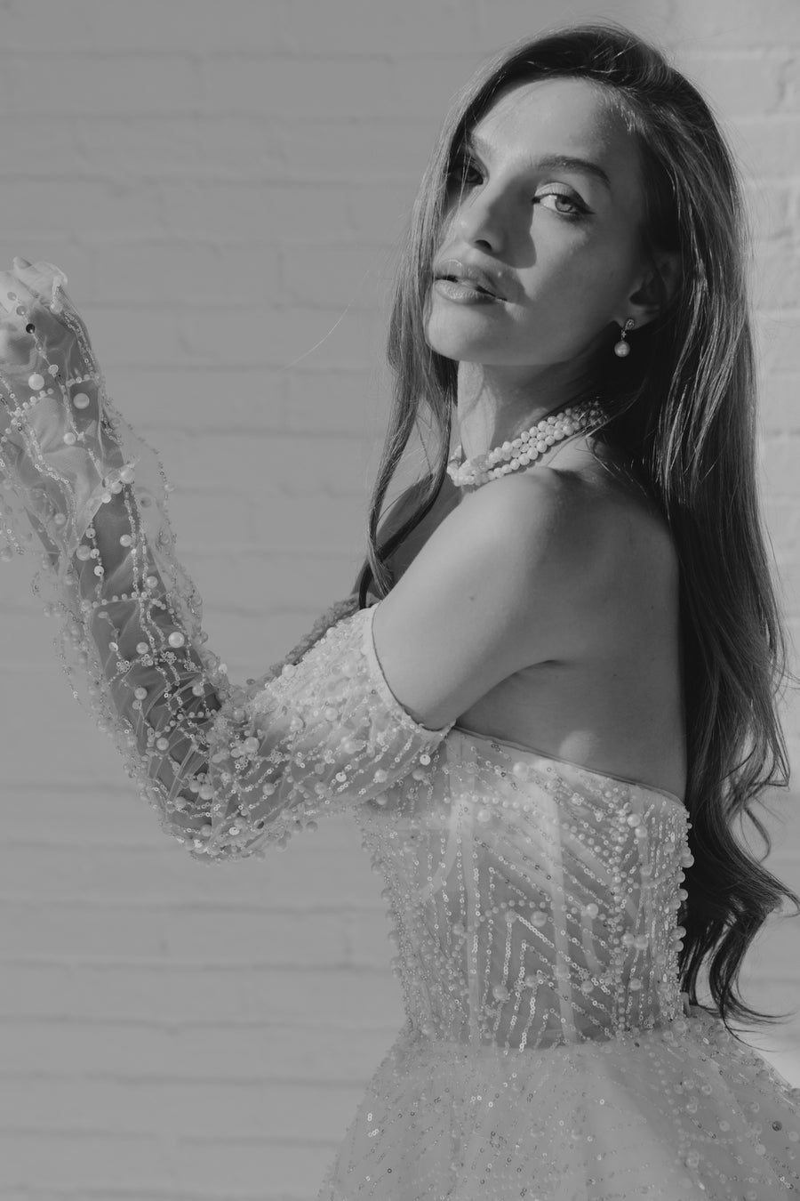 Siena Sequin Gloves