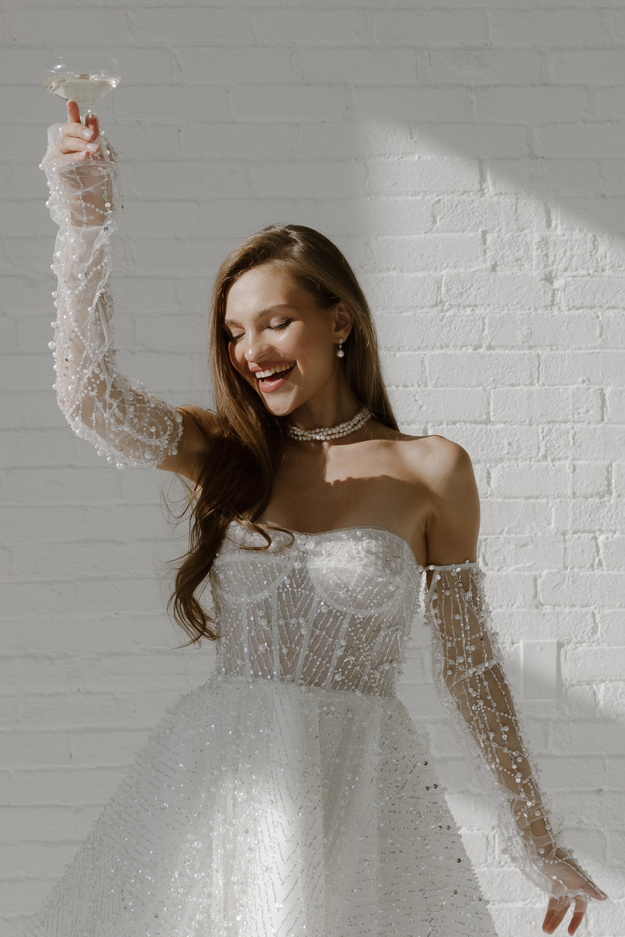 Siena Sequin Gloves