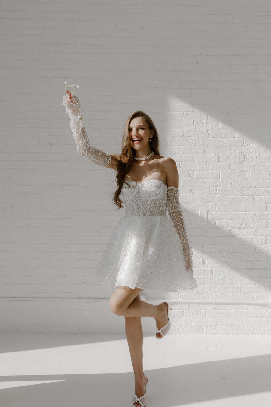 Siena Sequin Gloves