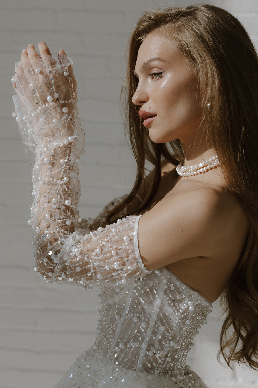 Siena Sequin Gloves