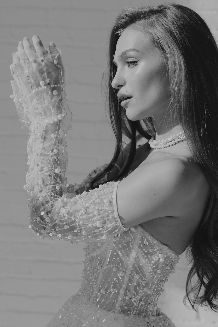 Siena Sequin Gloves