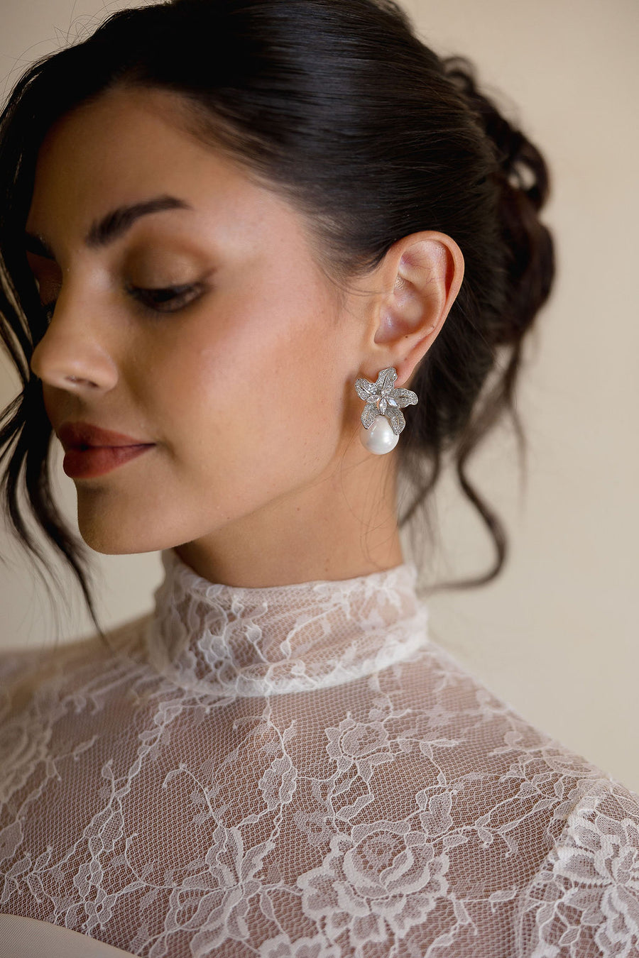 Sonnet Pearl Drop Earrings