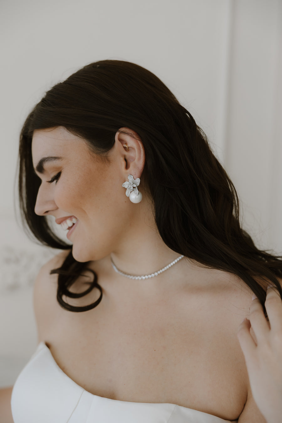 Sonnet Pearl Drop Earrings