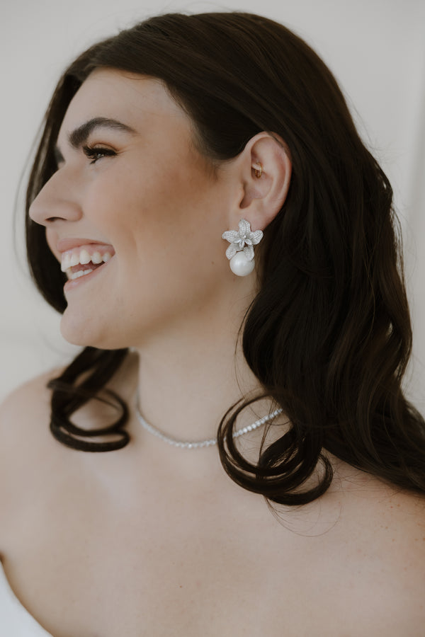 Sonnet Pearl Drop Earrings