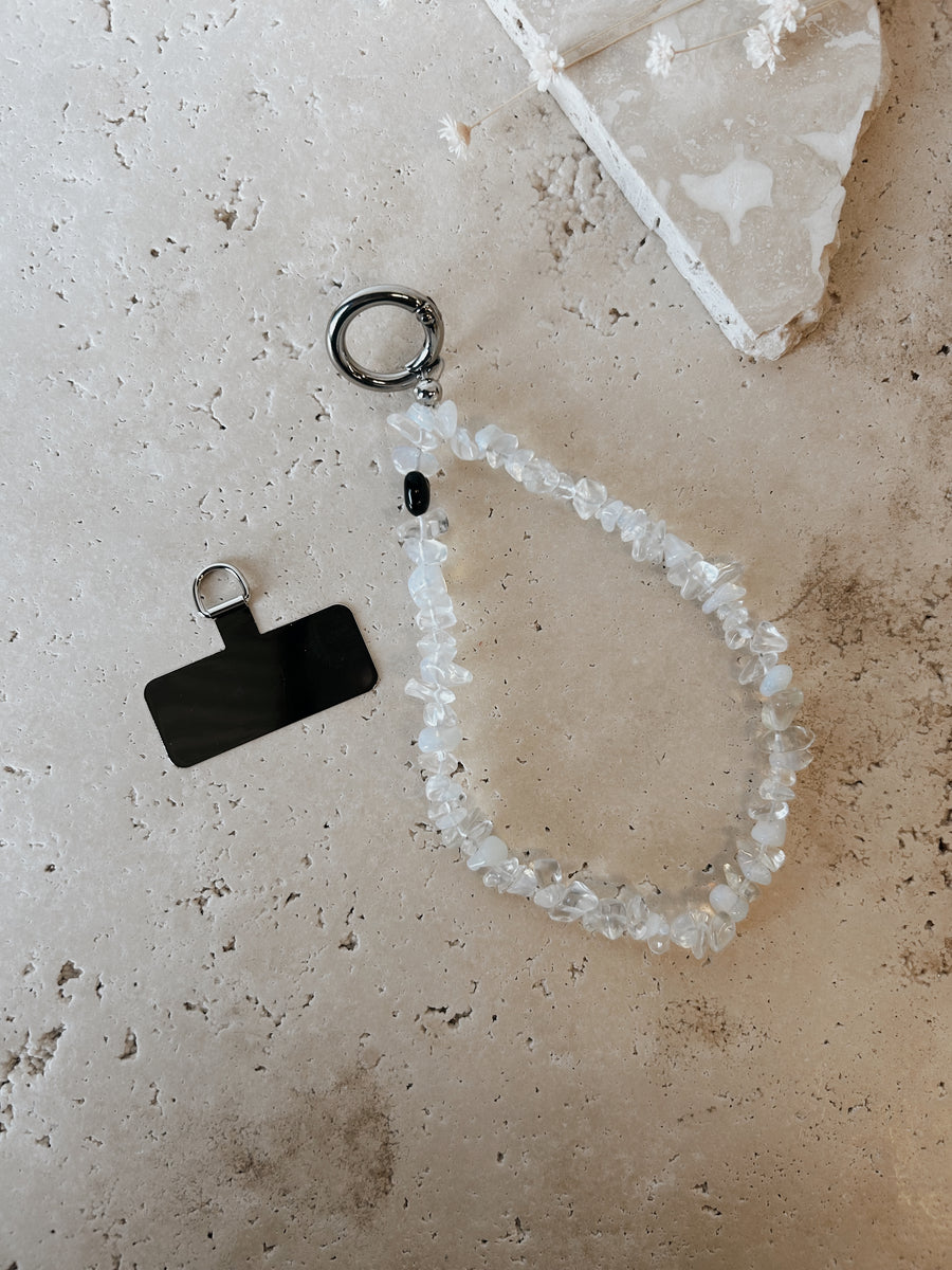 Glass Bead Wrist Phone Lanyard - SAMPLE SALE